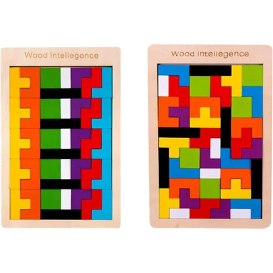 Wooden Intelligence Puzzle - Rokomari product